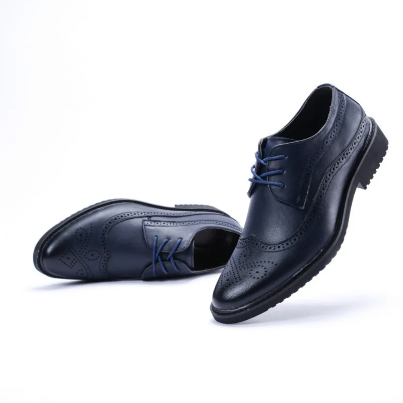2018 Men Soft Comfort Leather Shoes Men's Spring New Fashion Style Minimalist Design Business Dress Casual Flat | Обувь