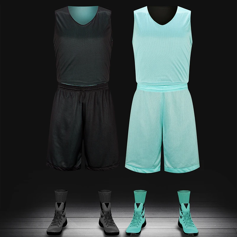 Sublimatized 100% polyester custom low price reversible basketball jerseys |