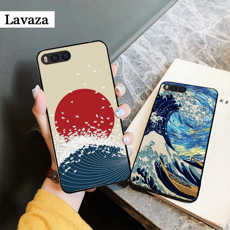 Hokusai The Great Wave off Kanagawa силиконовый чехол для Xiaomi MI 5X 6 6X 8 9 SE 9T Pro CC9E CC9 A3 F1 A1 A2 Lite MAX 3 |