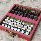 Шахматы антикварные трехмерные шахматы из смолы маленькие складные детские подарки для путешествий родитель-ребенок