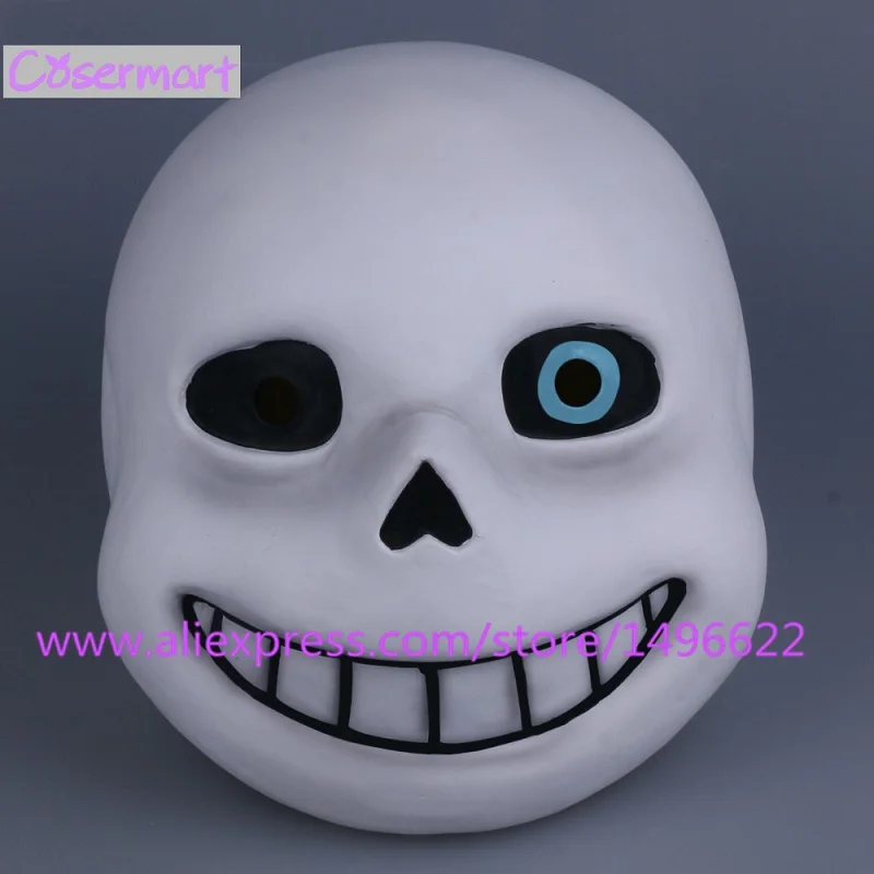 Горячие игры Undertale маска жесткий латекс Косплэй шлем Санса для наращивания на всю