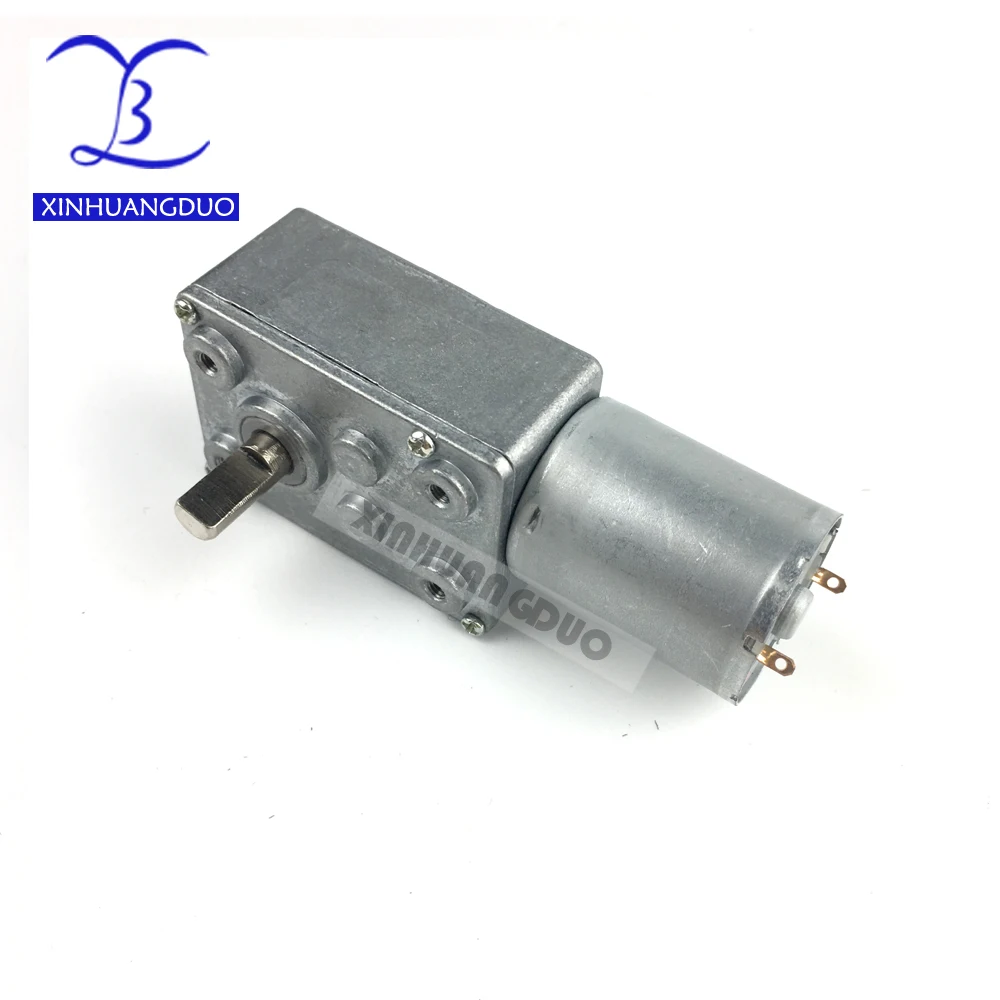 370 DC 12V Gear Motor of Miniature 2 RPM Low-speed Reduction Metal GearBox Gearwheel Model 6mm Shaft Diameter | Обустройство дома