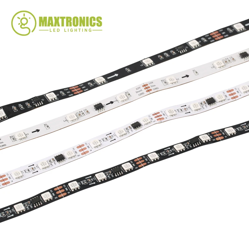 Пиксельная светодиодная ленсветильник WS2811 12 В постоянного тока 5 м полноцветная