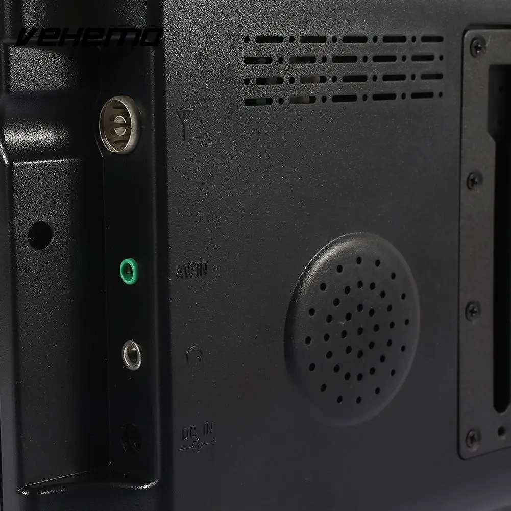Vehemo NTSC 9 дюймов ТВ Обратный монитор для автомобиля Портативный USB/SD слот карт