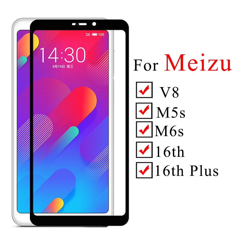 Защитное стекло для Meizu v8 16th plus m5s m6s Trempered Glas meize m5 s m6 my maisie v 8 16plus Tremp Защитная пленка