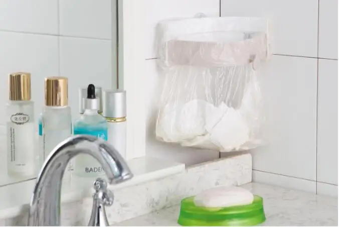 1 шт. сильная присоска для дома кухонная раковина держатель мусорного мешка