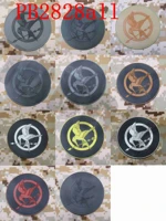 3d pvc patch the hunger games logo military morale