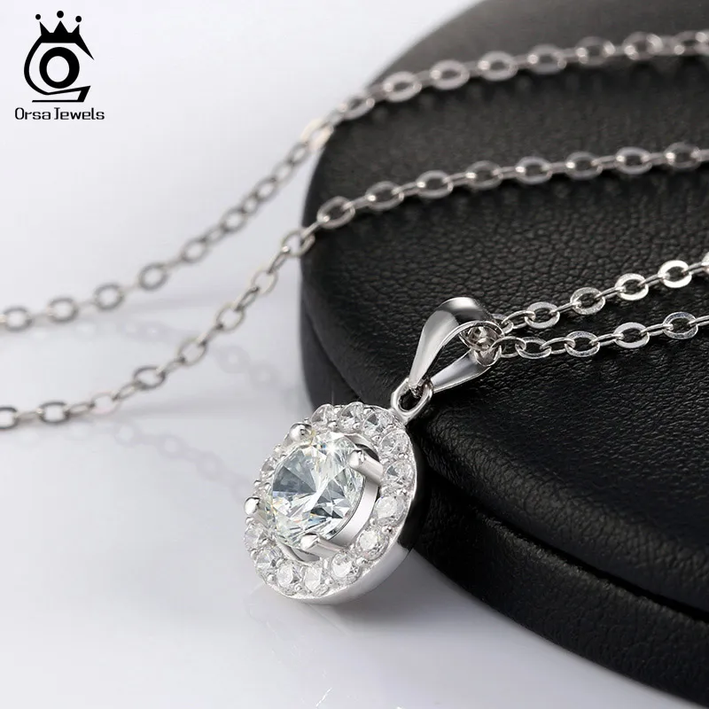 Женское украшение из серебра 925 пробы с австрийским фианитом|necklace a|necklaces for womenpendant