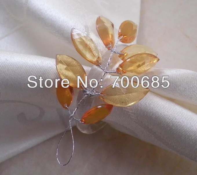 

christmas leaf napkin ring ,flower napkin holder,