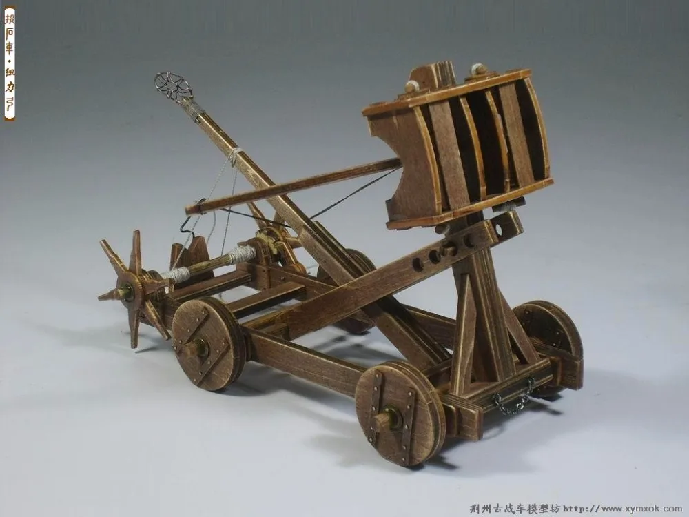 Бесплатная доставка в Age of Empires модель колесницы комплект катапульта деревянные