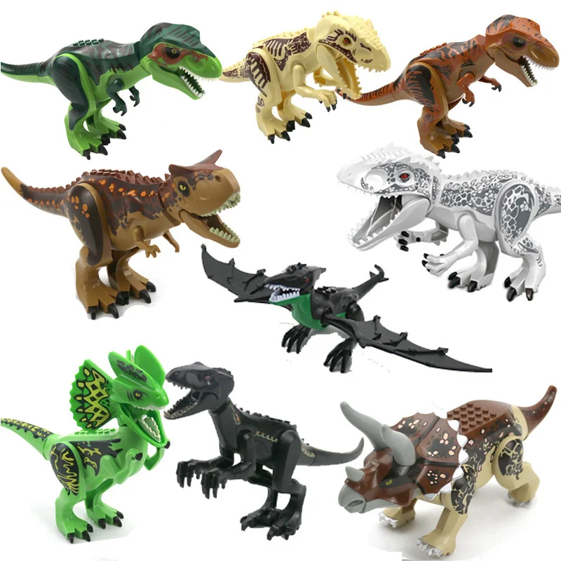 Конструктор пластиковый сделай сам Классический динозавр тираннозавр рекс