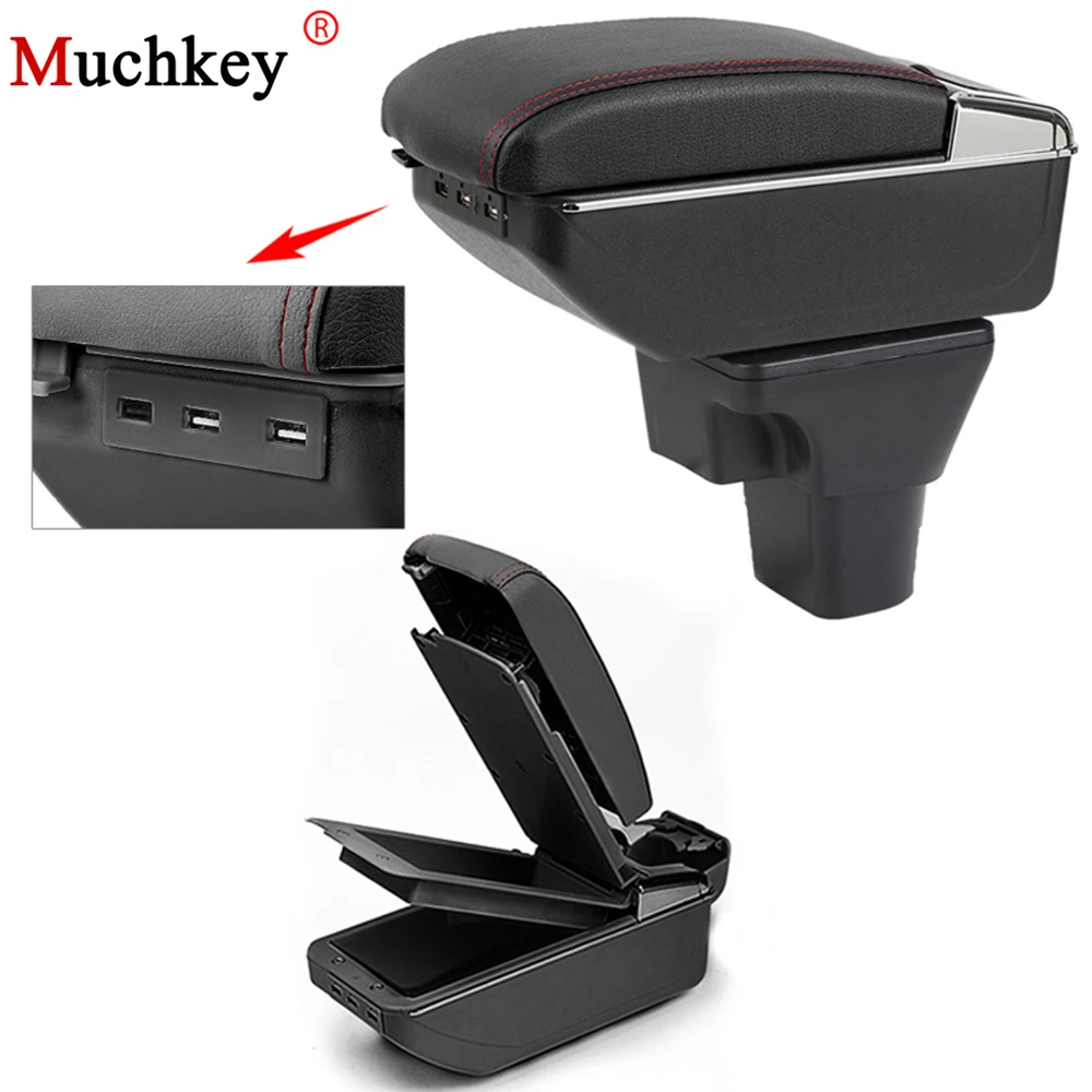 Подлокотник для Hyundai Accent центральный Usb контейнер хранения с подстаканником