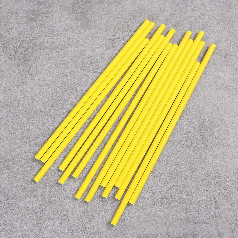 25 шт. соломинки для питья одноцветные бумажные свадебной вечеринки украшения дня