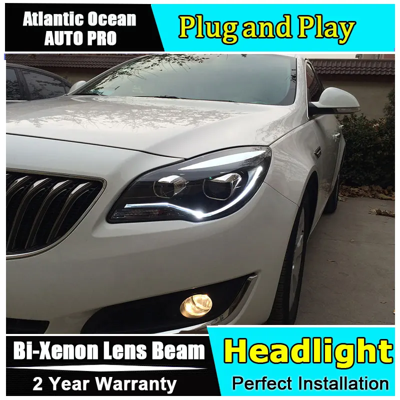 Автомобильный Стайлинг светодиодный налобный фонарь для Opel Insignia фары 2014 2015 новое