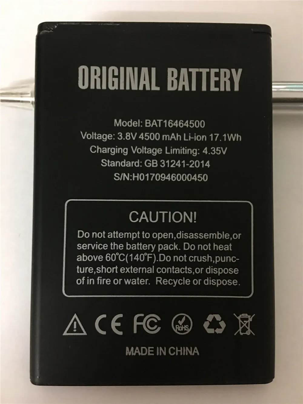 Замена батареи DOOGEE T5 BAT16464500 4500mAh Большая емкость литий-ионная резервная батарея для DOOGEE T5 Lite смартфон