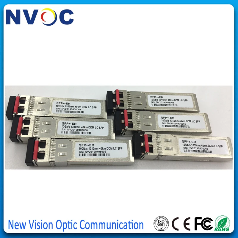 Бесплатная доставка 10G SFP + дуплексный одномодовый LC модуль 1310 нм 40 км SFP-модулятор