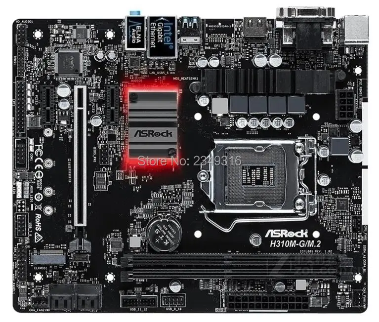 Новинка для ASRock H310M-G/M.2 оригинальная настольная материнская плата 1151 H310 Socket LGA1151