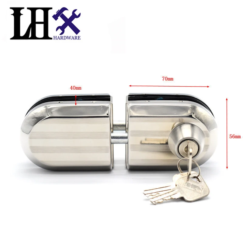 Фурнитура CMMS239 3 ключа две части замок для межкомнатной двери стеклянное окно