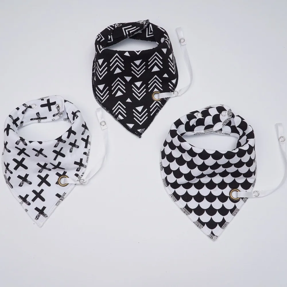 Muslin life (3pcs/lot) 2017 New Fashion Baby Bibs With Pacifier Hangers | Детская одежда и обувь