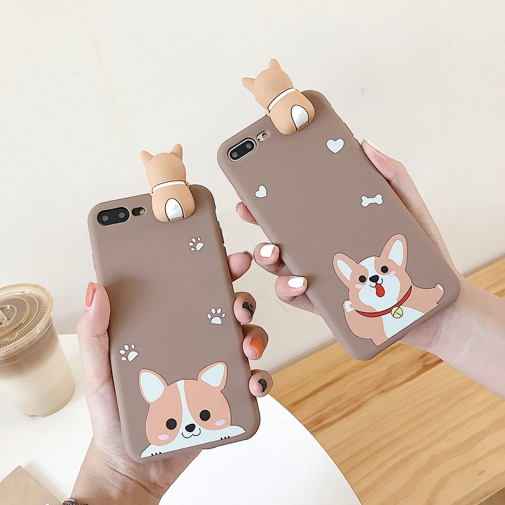 Чехол для собак Welsh Corgi мягкий чехол щенков игрушечный OPPO R9S R11S R15 R17 A57 A39 A59 A79 A83 A5s A7