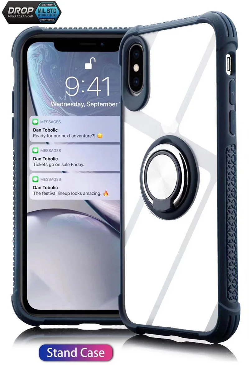 100 шт антидетонационный Прозрачный чехол для iPhone X XS XR MAX 6 7 8 Plus для samsung S10 plus для huawei P30 pro чехол s