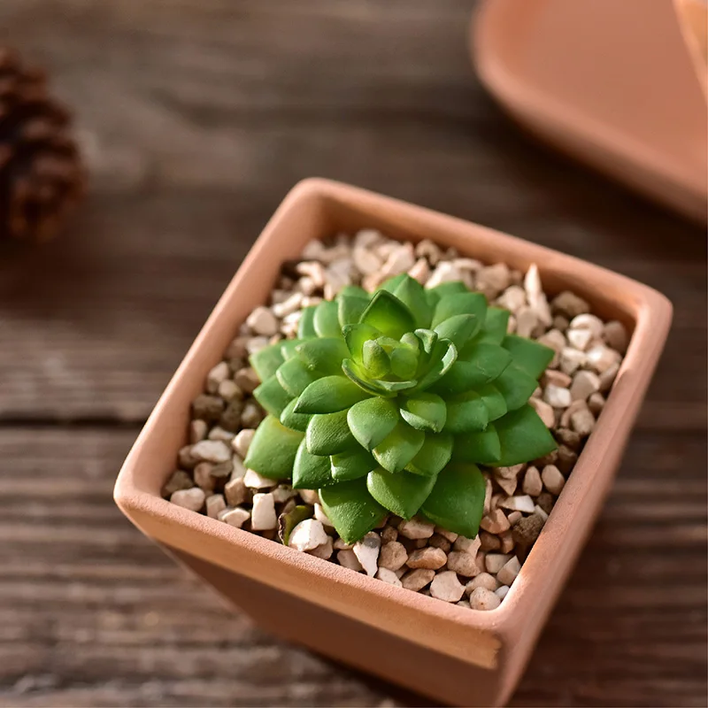 Новинка 2019 декоративный цветочный горшок! Квадратный горшок Terra хлопковый