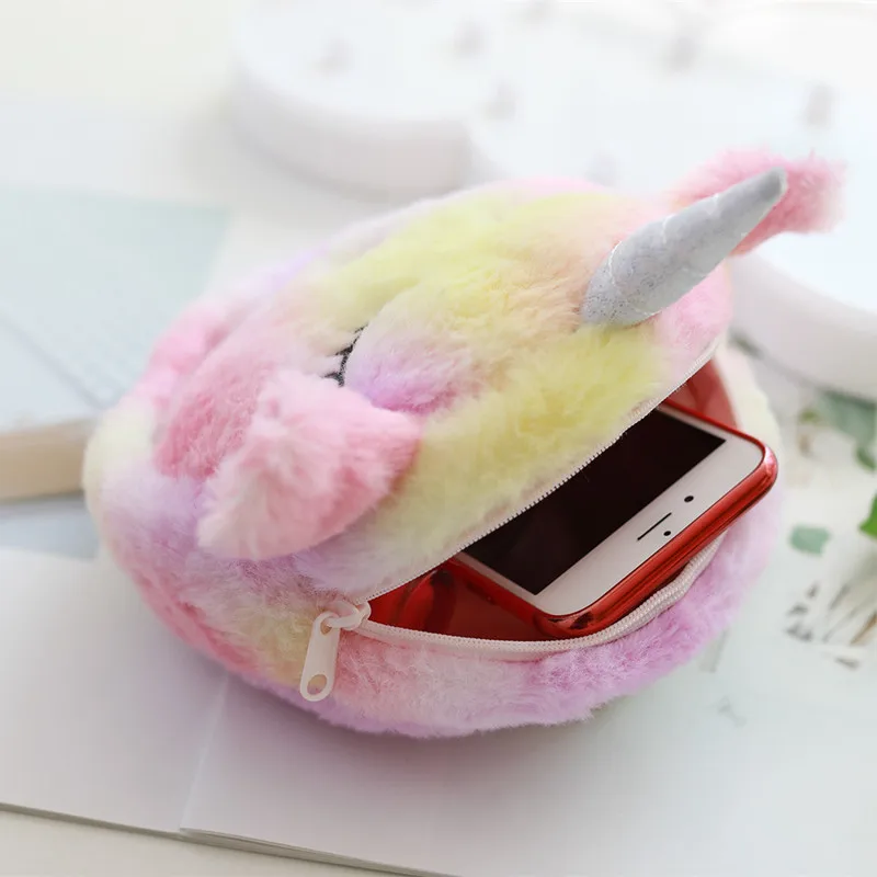 Милая серия мечты Единорог плюшевая косметичка и сумка через плечо Kawaii животные