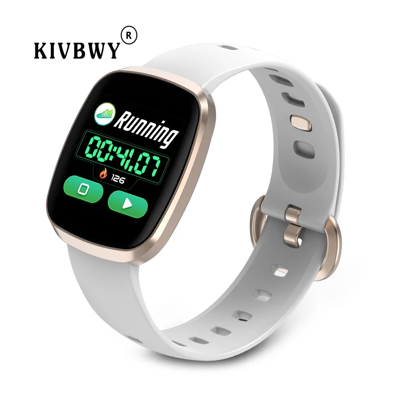 kivbwy Smart Watch IP67 Waterproof Smartwatch Fitness Tracker Heart Rate Blood Pressure Monitor Men Women Wristband | Электроника