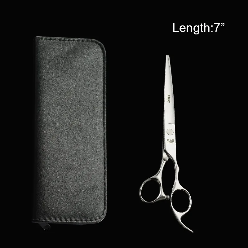 1pc-7inch-case Парикмахерские ножницы " /6,5"/" /7,5"/", филировочные ножницы, профессиональные ножницы для волос, стильные инструменты для парикмахерских или собак - Цвет: 1pc-7inch-case