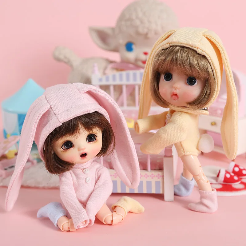 Новая Одежда для кукол милые носки + топ шапка ob11 obitsu11 1/12bjd аксессуары кукол|Куклы|