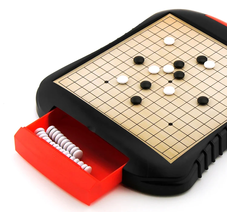 Ящик стиль доска Gomoku Gobang шахматная игра Магнитная дорожная портативная Baduk Магнитный Шахматный набор Weiqi для друзей детский подарок