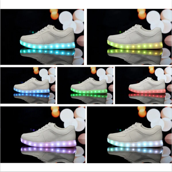 LED luminous shoes men women fashion sneakers USB charging light up for adults colorful glowing leisure flat DS66|sneaker drawing|sneaker