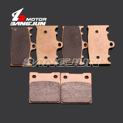 

Motorcycle Front Rear Metal Brake Pads For Kawasaki ZX-7R 1989-1995 ZXR400