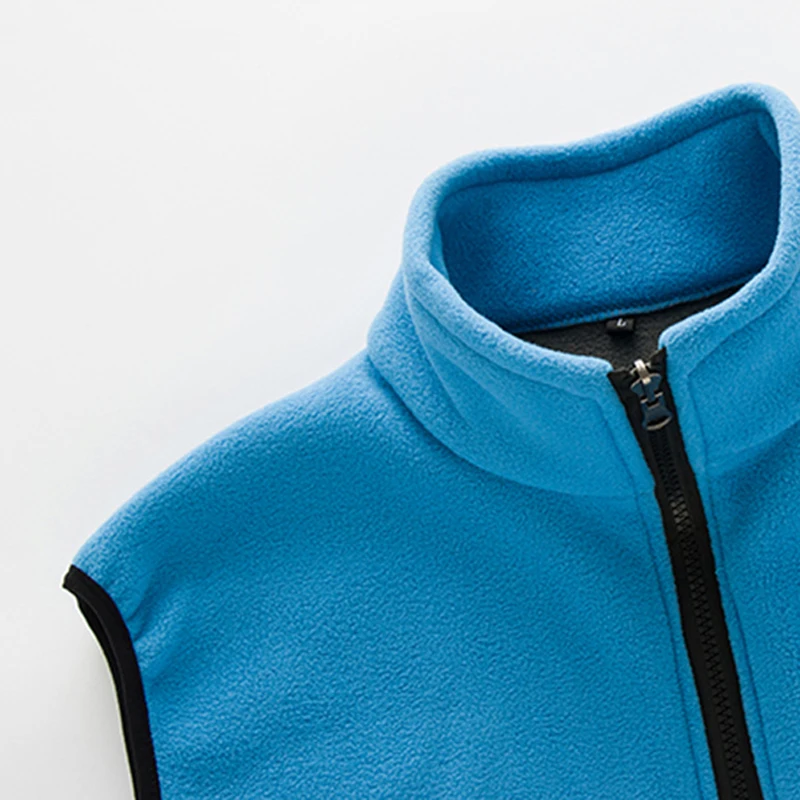 Новый осенний теплый полный молнии треккинг Bodywarmer без рукавов флисовый жилет Для