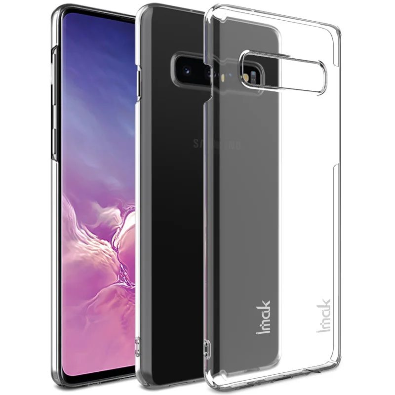 Imak Air кристально прозрачный чехол для samsung Galaxy S10 Plus S10e Жесткий пластиковый Чехол