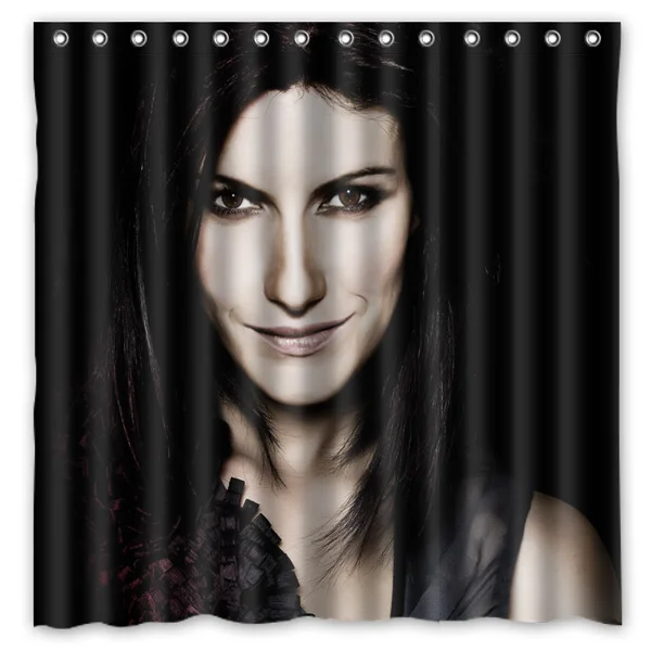 Водонепроницаемая занавеска для душа laura pausini из полиэстера 180x180 см|curtain styles for