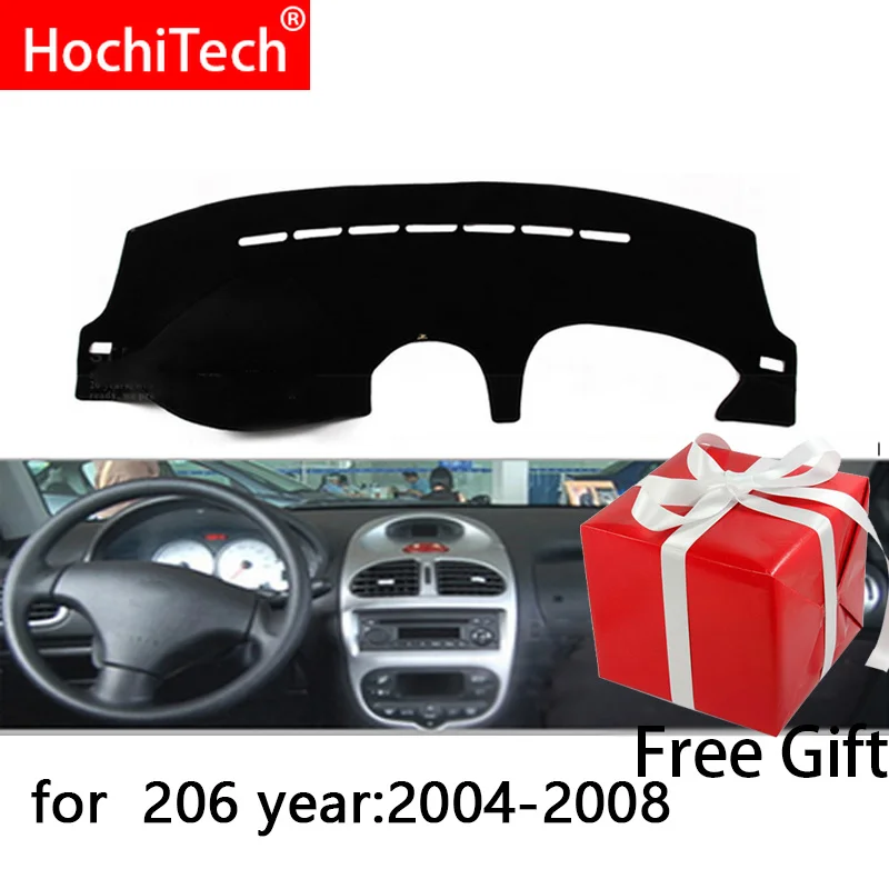 Чехлы для приборной панели Peugeot 206 2004 2008 с правым и левым рулем|Лепнина интерьера| |