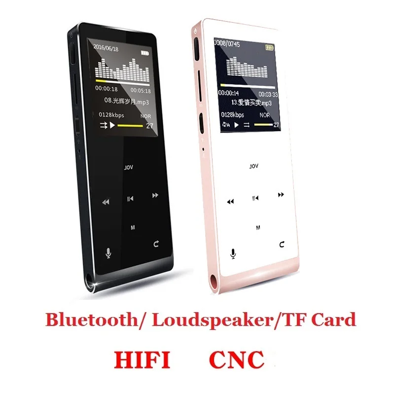 Bluetooth MP3 HiFi без потерь плеер Metal MP4 плееры 8 ГБ Поддержка TF карты Клейкие ленты