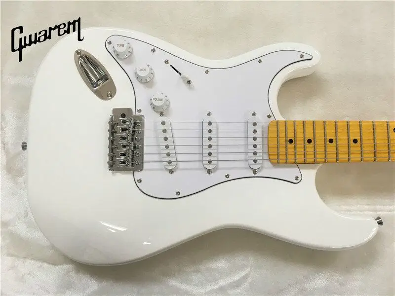 Электрический Гитары/gwarem левая рука ST Гитары/белого цвета/Гитары в Китае|st