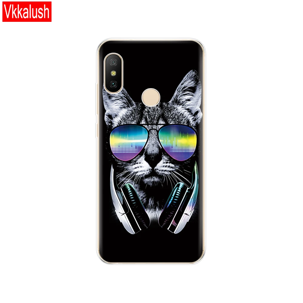 80096 Силиконовый чехол для телефона для Xiaomi mi A2 LITE, чехол с полной защитой, мягкая задняя крышка из ТПУ, чехол для телефона для Xio mi A2 LITE, бампер, чехол - Цвет: 80096