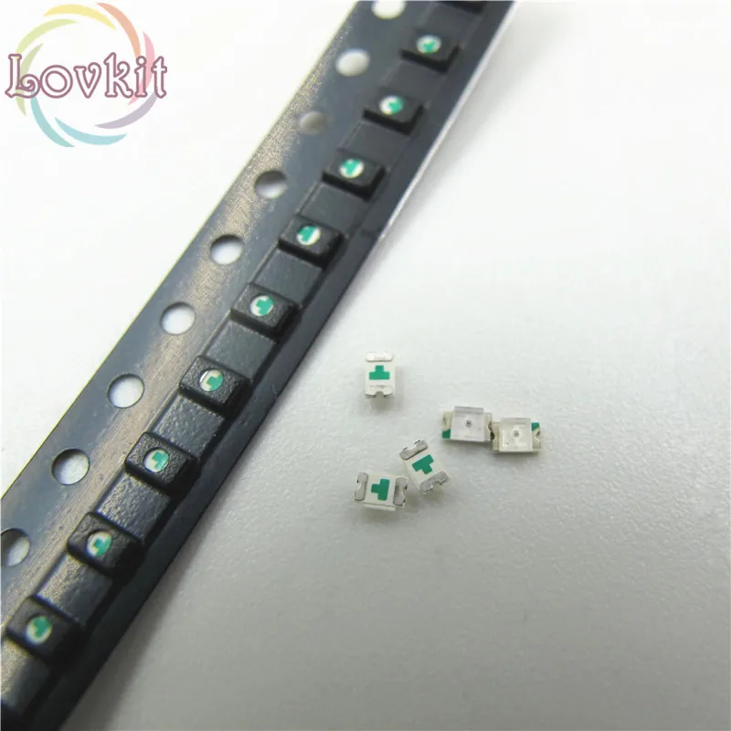 1000 шт./лот красный светодиод 0805 SMD/SMT чип лампы бусины 620 630nm светоизлучающий диод