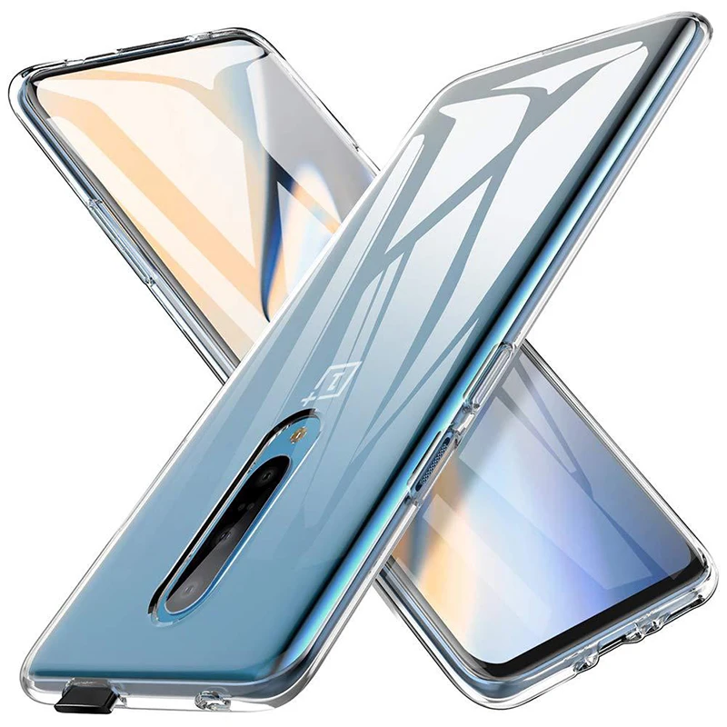 Прозрачный чехол из ТПУ для Oneplus 7 Pro тонкий силиконовый прозрачный мягкий