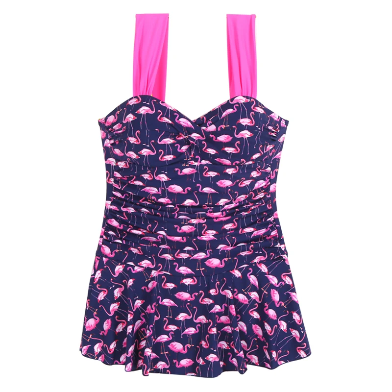 Цельный женщины купальники Сексуальная Слинг Холтер Отпечатано с цветочным