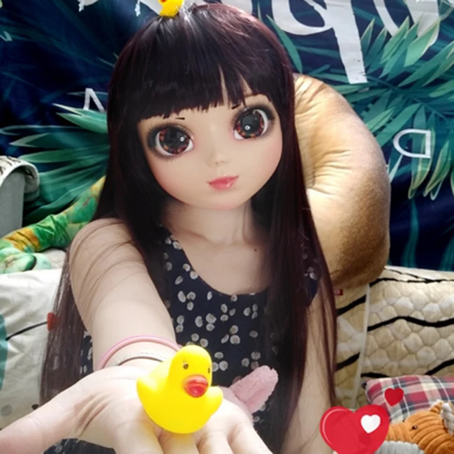(P-05) Женская милая девочка каучуковые полуголовы Kigurumi BJD Eyes Crossdress Косплей