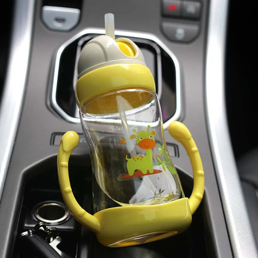 Милая детская бутылка 300 мл Детская тренировочная с ручкой для кормления