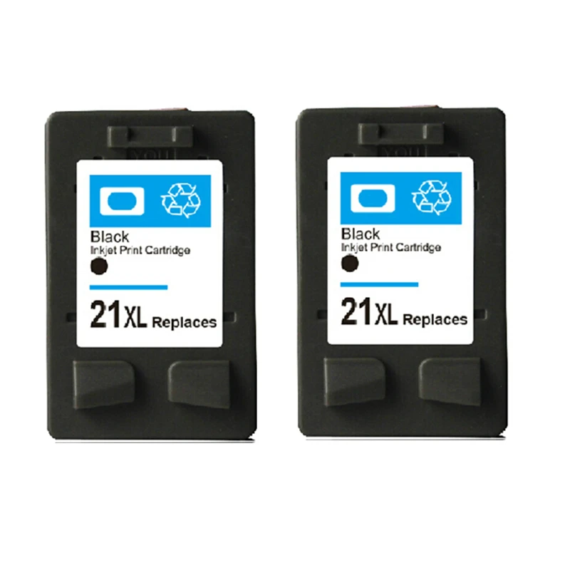 Сменный черный картридж для HP 21 21XL C9351A 2 шт. принтера D2330 / D2360 D2460 F310 1250 Fax 3930V 3940|ink