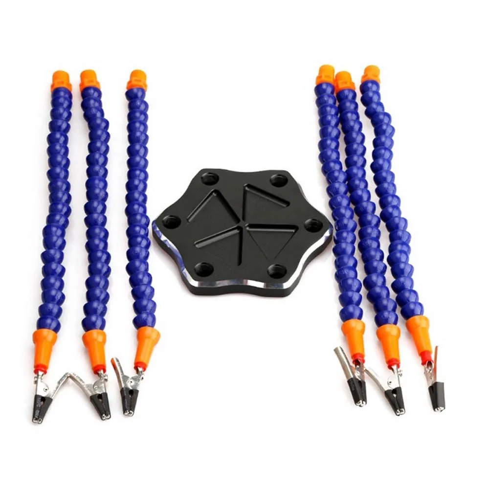 Паяльная станция с шестью рукоятками инструмент usb вентиляторами гибкий для FPV