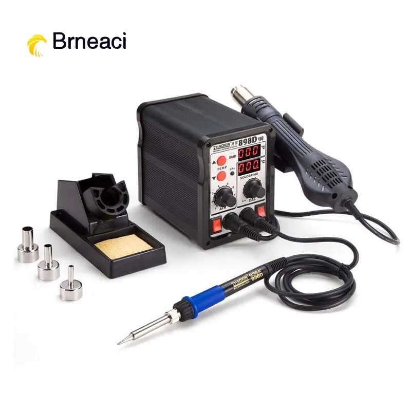 Паяльная станция Brneaci 2в1 SMT для ремонта паяльника SMD с горячим воздухом|station