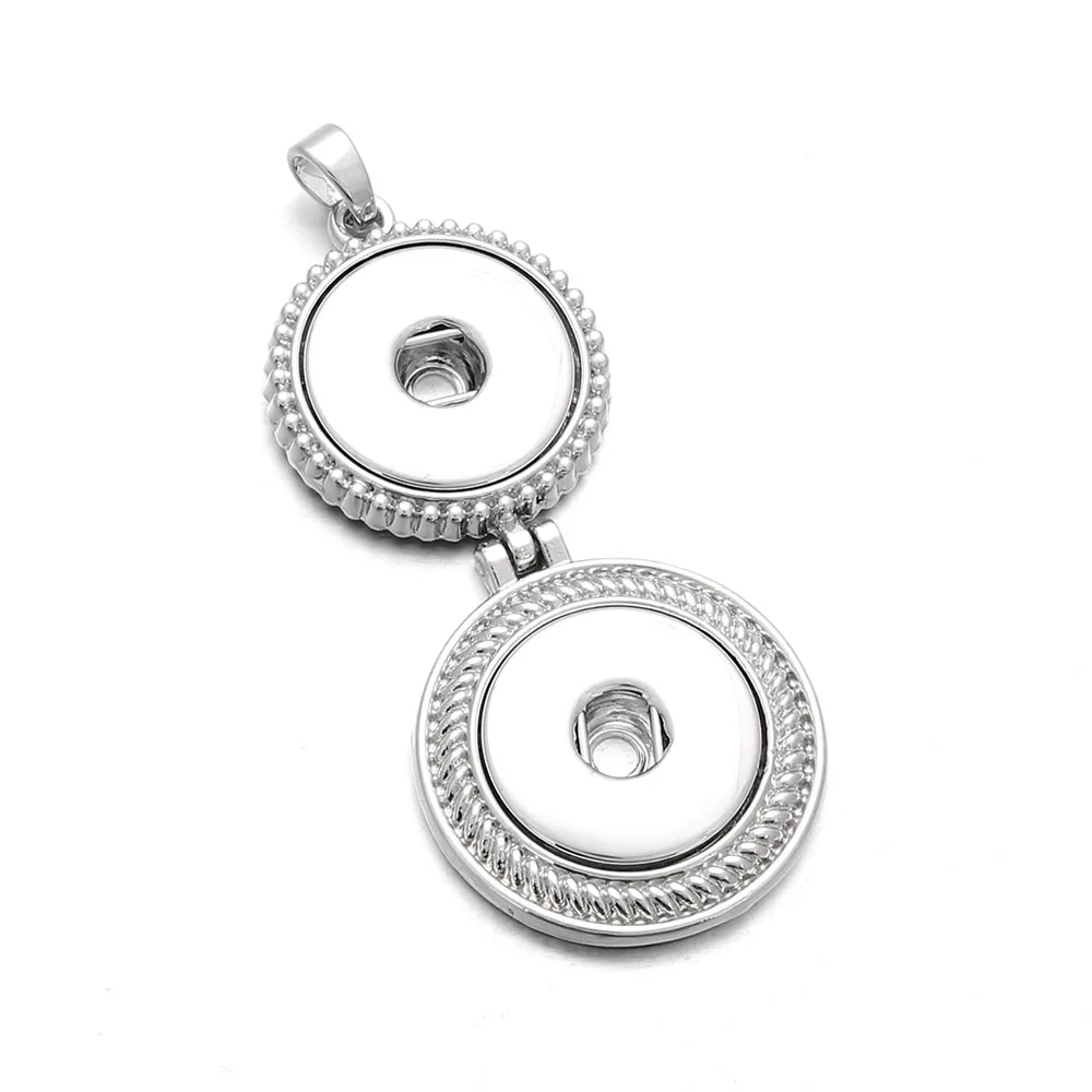 Высококачественное винтажное ожерелье с подвеской на 2 пуговицы кожаной