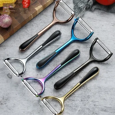 Copper-Plated Top-Quality Zinc alloy Peeler Super Sharp Durable Vegetable and Fruit for Potato Carrot Apple Tomato | Дом и сад